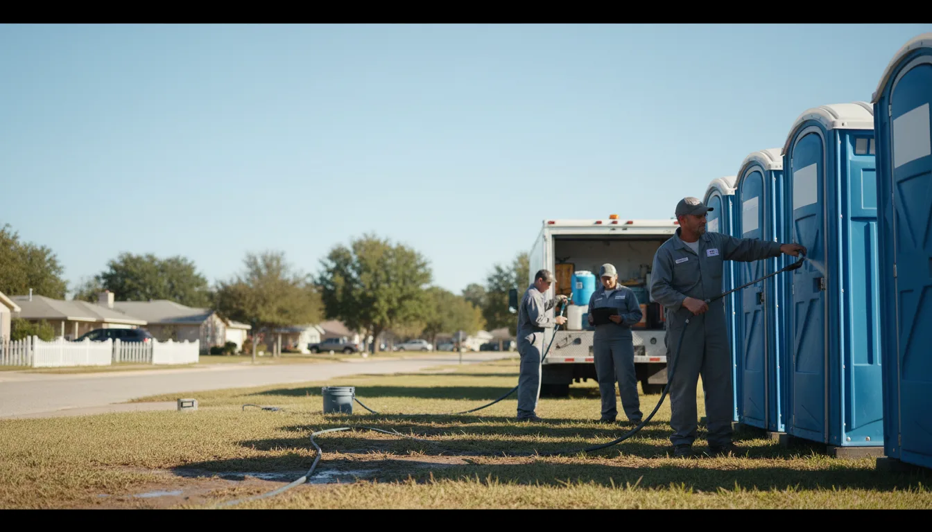 Long-Term Portable Toilet Rental in Point, TX near me